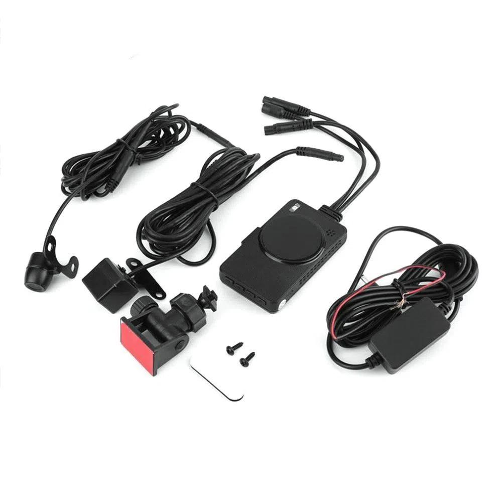 Motorcycle Driving Recorder High-definition Night Vision 720P Dual Lens Waterproof Camera Car Driving Recorder