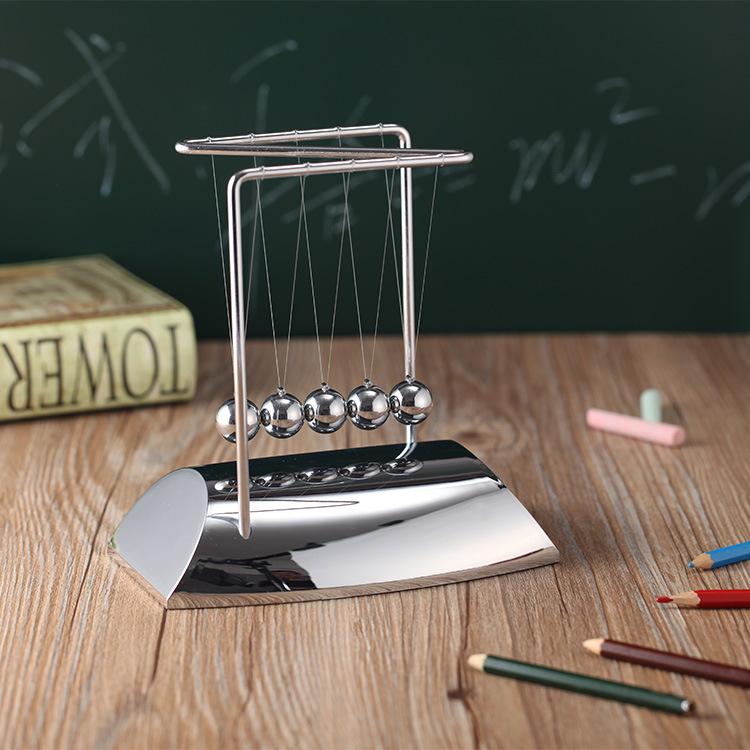 Z Shape Newton Cradle Steel Balance Ball Physics Science Pendulum Desk Home Decor 18 11 18.5cm