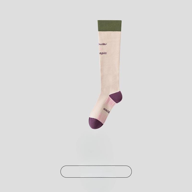 Female Spring and Autumn Running Cycling Sports Fitness Non Slip Pressure Calf Socks