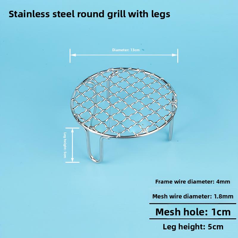 Food Grade 304 Stainless Steel Square Grill Mesh Pork Smoking Rack Charcoal Grill Cooking Tool for Indoor And Outdoor BBQ