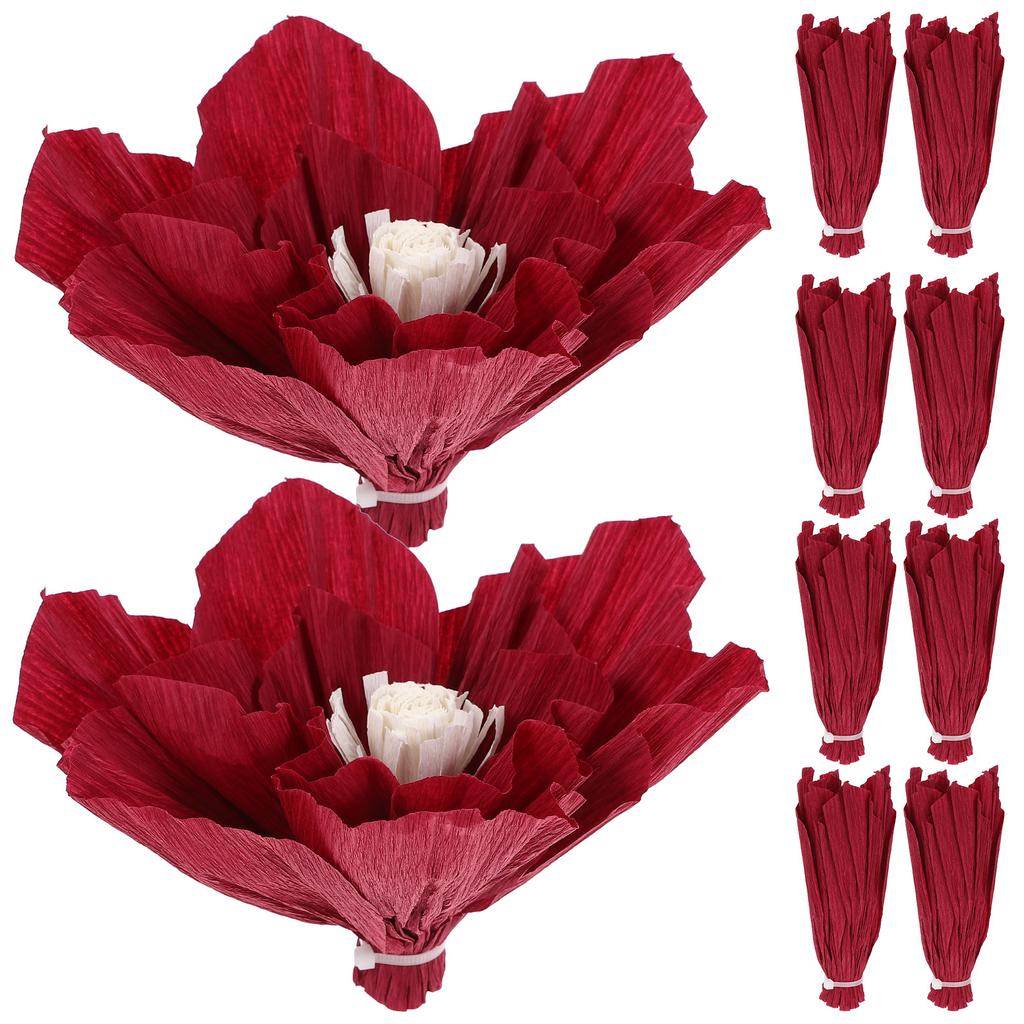 10Pcs Large Paper Flowers Decorative Hanging Party Decorations DIY Flower Backdrop for Home Wedding Birthday Event Paper Flower