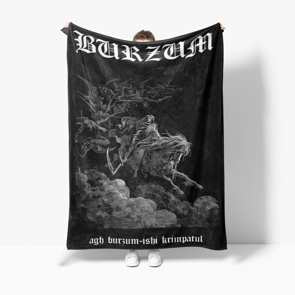 Black Metal Band Rock Music Prints Blanket, Can Be Used As Bed Sheet Cover Blanket, Nap Blanket, Pet Blanket