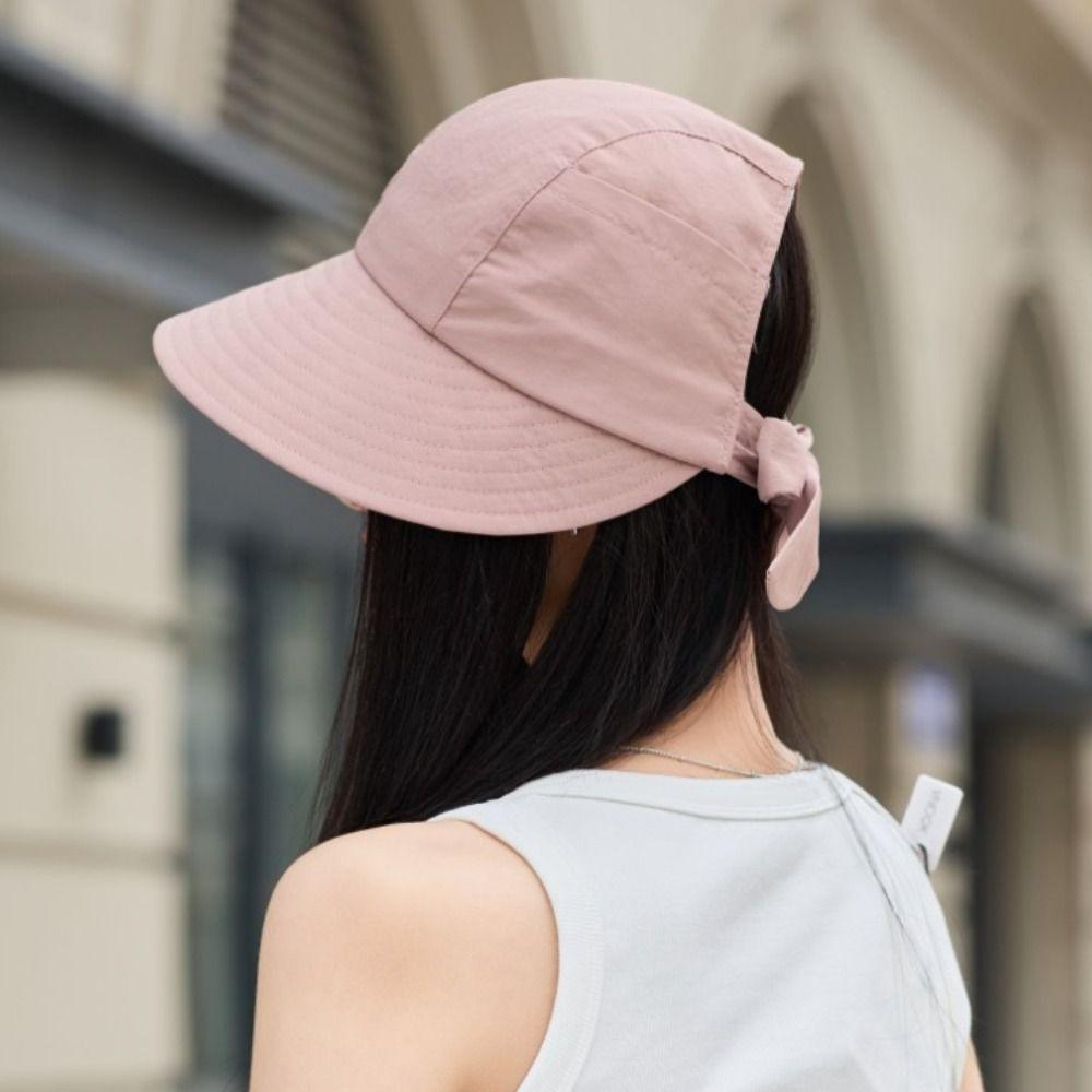 UV Protection Sunscreen Baseball Hat Quick Dry Sun Visor Hat Casual Retractable Sun Hat  Beach