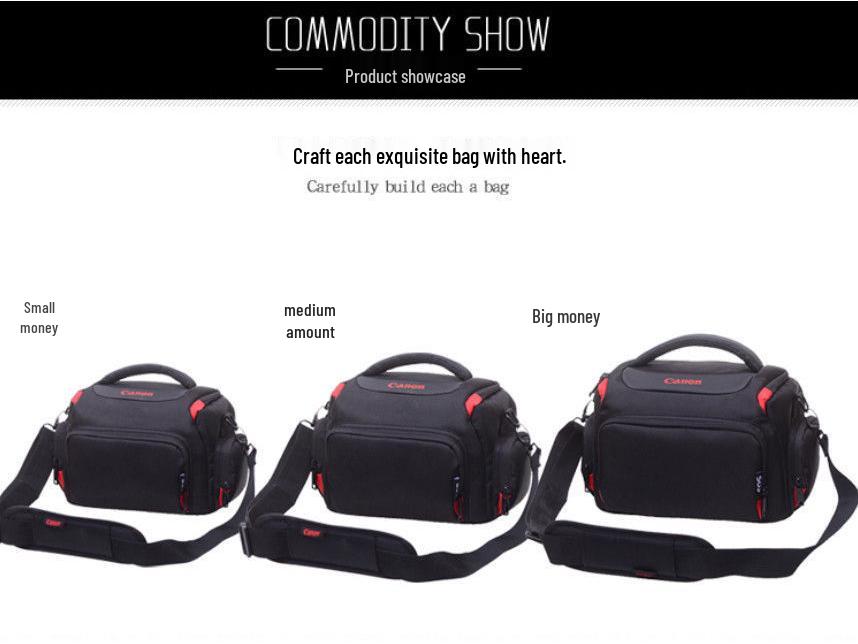 Geantă foto portabilă impermeabilă pentru camere DSLR, mirrorless și digitale