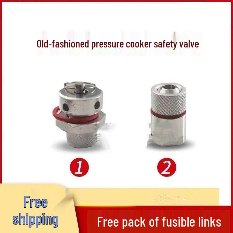Universal Pressure Cooker Safety Valve Set: Includes Pressure Relief, Exhaust, Limiting, and Float Check Valves
