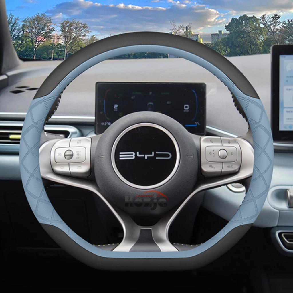 Leder-Autolenkradabdeckung für BYD Sealion 7 King Song Plus Dolphin Mini Song Pro Seagull Seal U 2025 2026 Zubehör