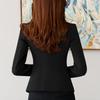 Fashionable Temperament Womens Blazer Jacket Spring and Autumn Short Red Long-sleeved Suit Slim Jacket