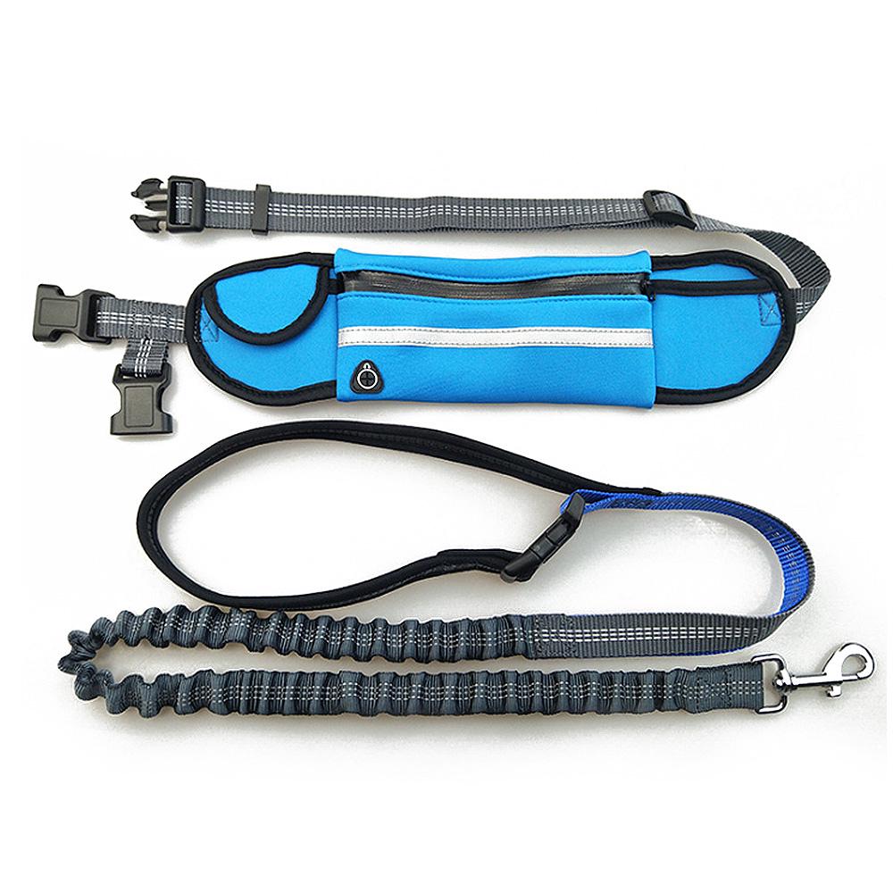 Image showcasing Buy Pockets Sports Running Jogging Dog Leads Leash Puppy Traction Rope ...