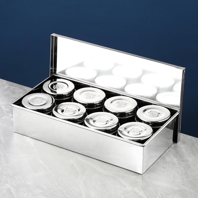 Xinjigaoge Extra Thick Stainless Steel Food Sample Box Set