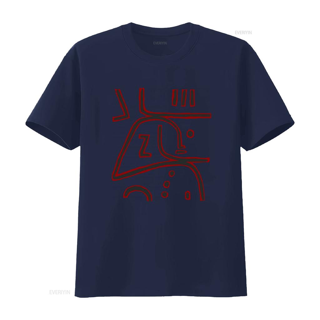Paul Klee Art Print Bauhaus Style T Shirt for Unique Design Fashion Casual Vintage Washed Versatile Soft Homme