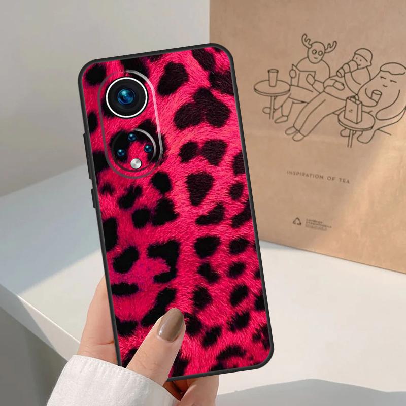 Leopard Pattern Animal Colorful For Honor Magic 8 5 6 7 Pro Case For Honor 400 200 Lite 50 70 90 X8c X8b X9a X9b X9c X9d Win