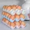 Egg Storage Rack Multi Layer Kitchen Organizer Easy Clean Egg Tray for Home Refrigerator Use