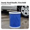 Folding Bucket Portable Water Container Multipurpose Outdoor Bucket for Camping Fishing Hiking