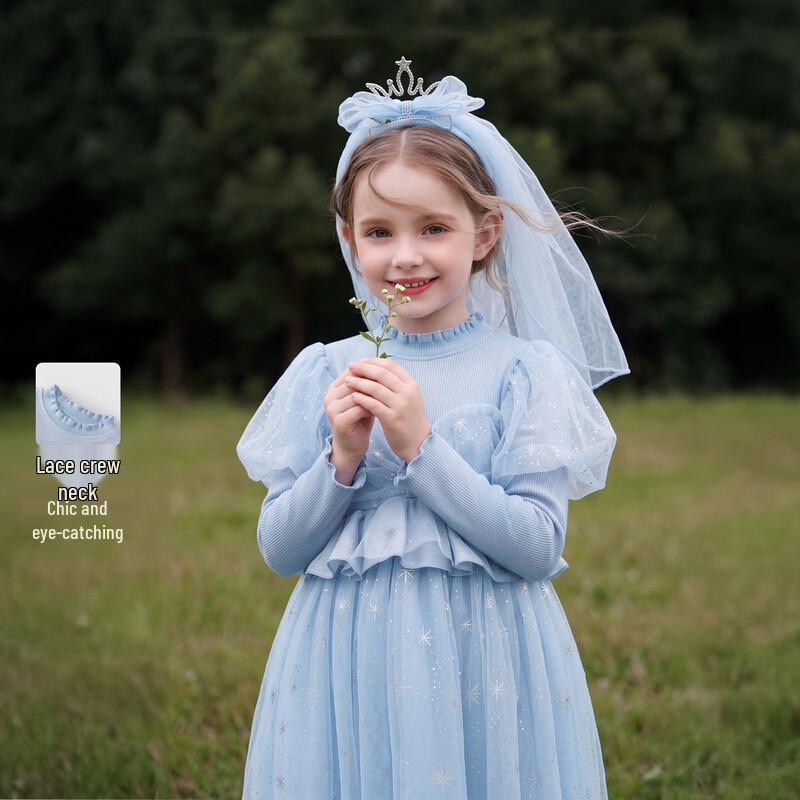 JELLYBABY Sequin Bow Princess Dress