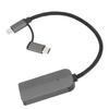 1080P Full HD 2 In 1 Phone Cable Adapter Smart Chip Design Durable Phone Converter