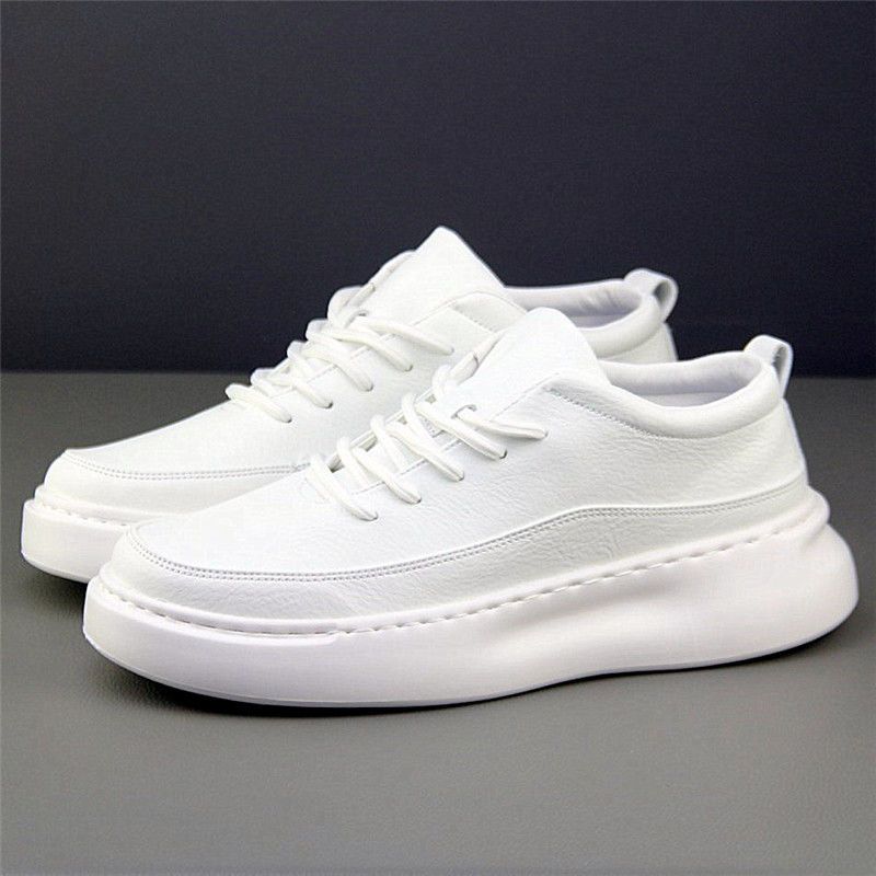 Fashion Trendy Men's Casual Shoes, Fashionable Sports Sneakers, Versatile Casual Shoes for Spring and Autumn, Black Vulcanized Shoes
