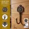 Living Room Decor Home Decoration Wall Hook Iron Wall Mounted Hanging Key Holder Vintage Creative Door Storage Hook Door