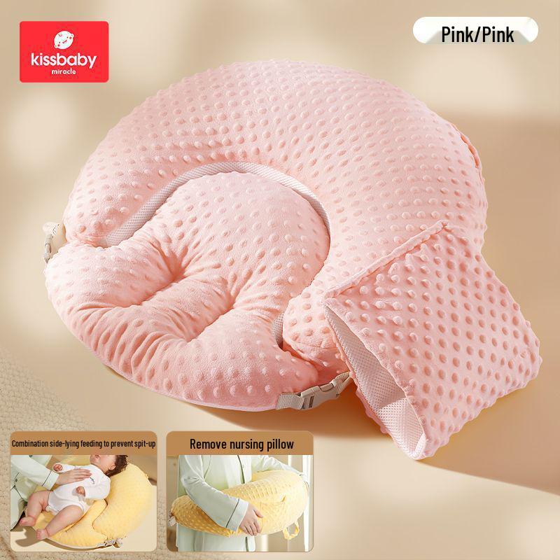 Postpartum Breastfeeding Support Pillow: Lying Down, Waist Support, Baby Holder, Sleep Wrap-Around Backrest