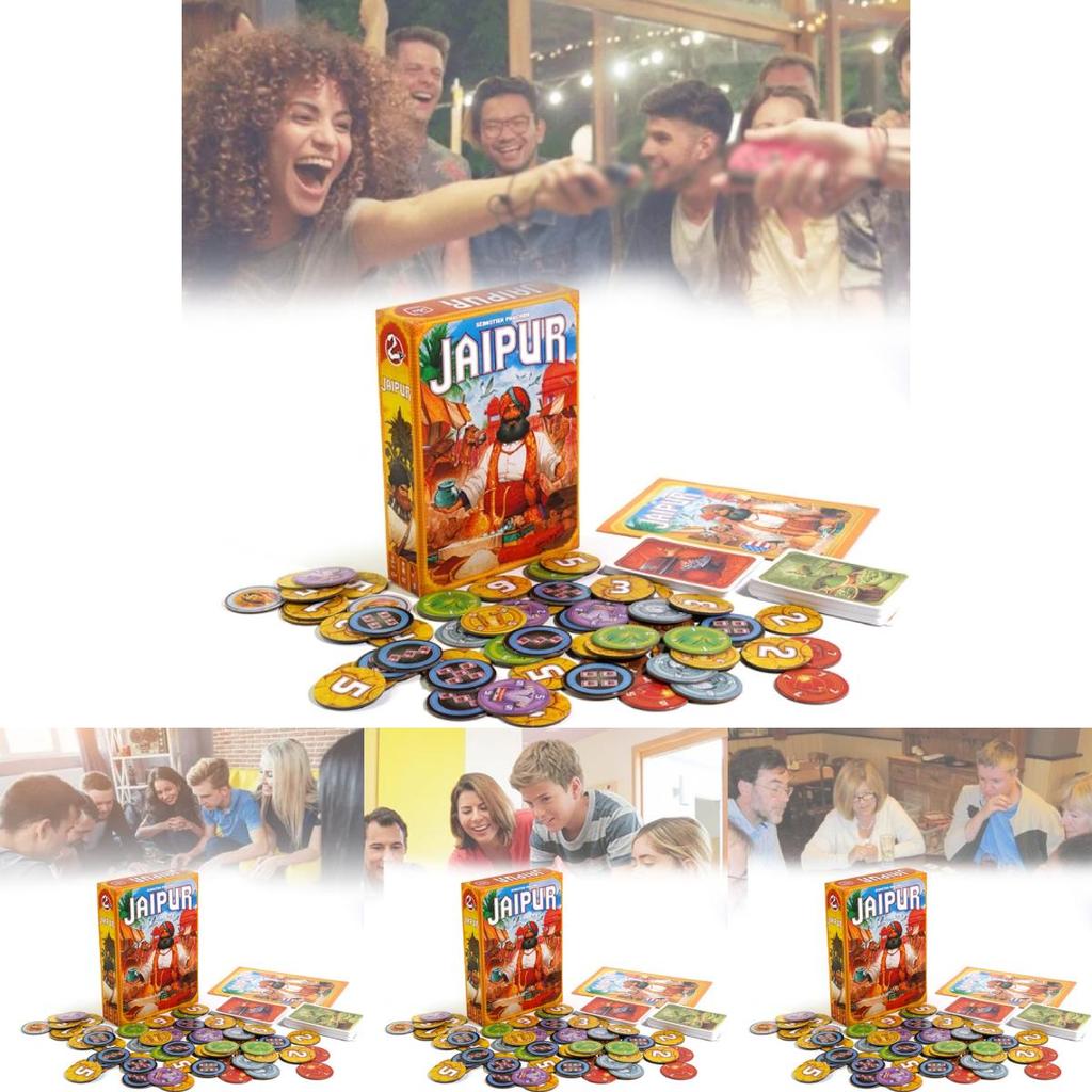 Entusiasmante Gioco di Carte Mercante Indiano di Jaipur Perfetto Per Riunioni di Famiglia e Attività Casalinghe