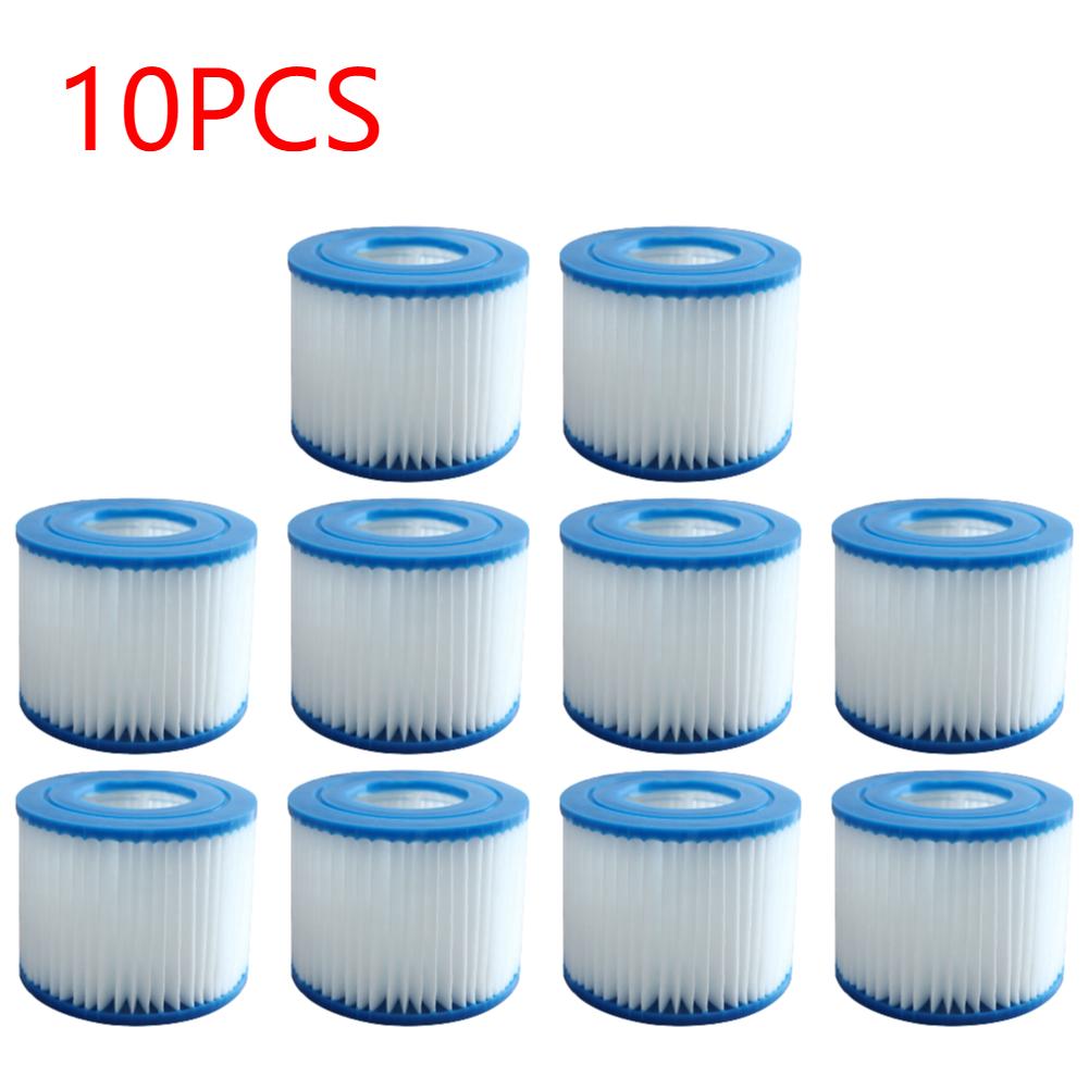 1-15pcs Type VI Spa Filter Cartridge Soft Rubber Ends Pool Filter Replacement Reusable Swimming Pool Filter for Swimming Pools