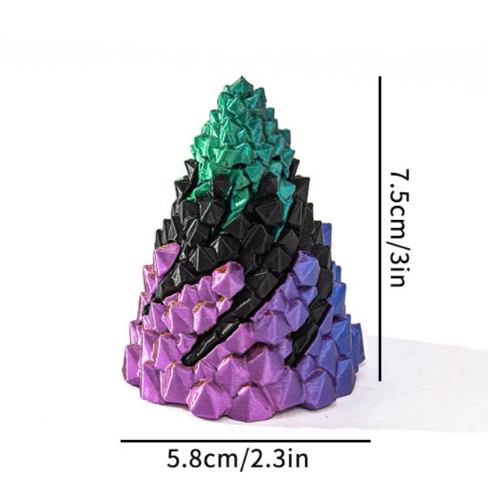 

Невозможный Камень Спиральный Конус Непоседа Игрушка Трехслойный Дизайн Пирамидальные Орнаменты Домашний Декор F