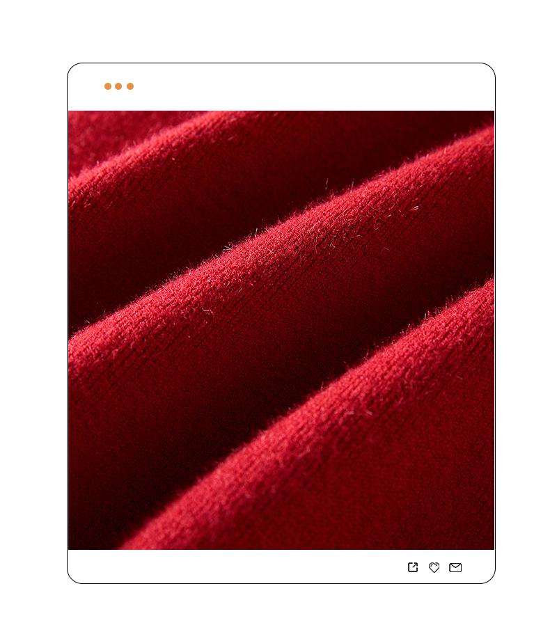 Mom's 2025 Winter Velvet Sweater: Stylish, Thick, and Warm for Middle-Aged & Elderly Women