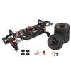 RC 2 Speed Transmission Chassis Frame with Differential Portal Axle for Traxxas RC Crawler Car with Wheel