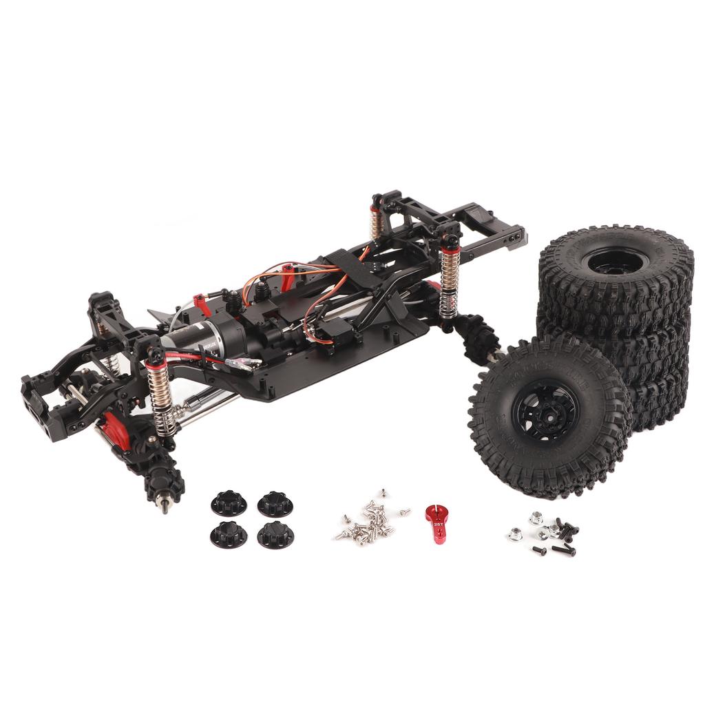 RC 2 Speed Transmission Chassis Frame with Differential Portal Axle for Traxxas RC Crawler Car with Wheel