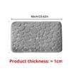 Soft Sponge Bath Mat Non Slip Pebble Pattern Water Absorbent Bathroom Rug Shower Floor Carpet Anti Slip Toilet Mat Home Doorway Quick Dry Safety Mat