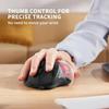 Trådlös Trackball-mus Uppladdningsbar Bluetooth-mus Ergonomisk spelmus Justerbar DPI 2.4G-möss för dator-PC