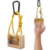 Wood Finger Training Board Portable Fingerboard for Climbers with Smooth Surfaces Secure Mounting Ideal for Homes Gym