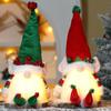 Festive Atmosphere Christmas Luminous Doll Gift With Light Doll Shopping Mall Window Decoration