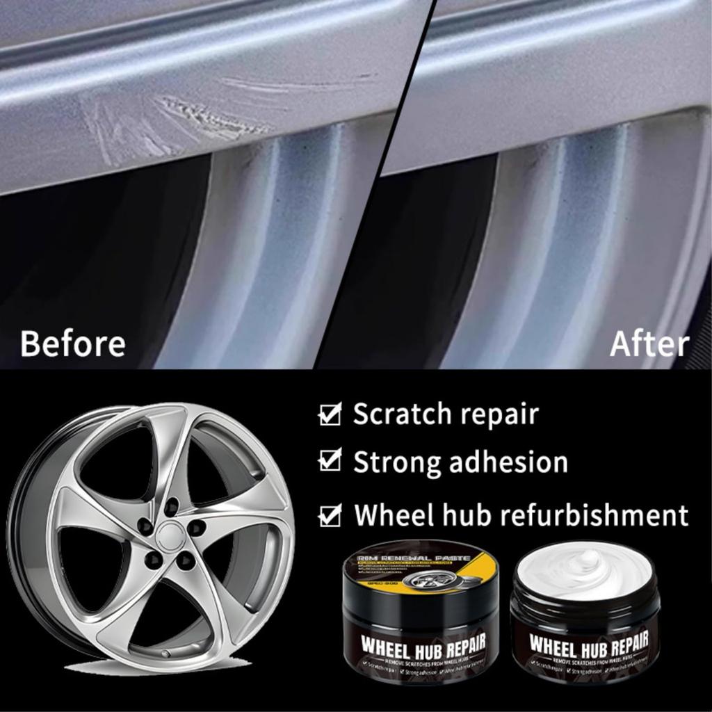 80g Car Wheel Scratch  ,Alloy Wheel  Kit With Sponge,Scratch Remover Kit For Cars,Scratch Polish For Vehicles