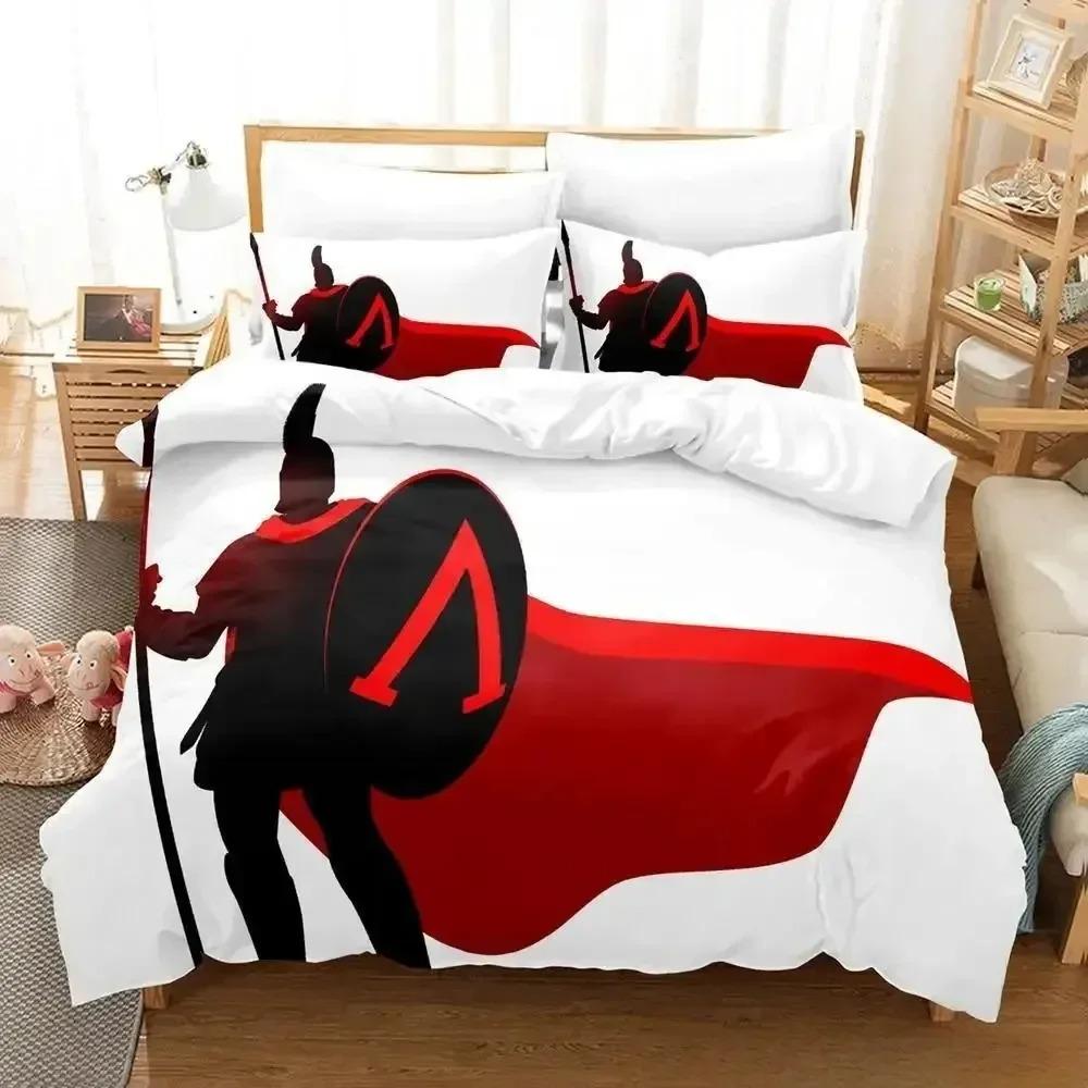 Spartan Beding Set For Bedrom Soft Modern Bedspreads Comefortable Children Kids Soft Duvet Cover Comfortable Quilt Cover And Pilowcase