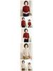 Luomeng 100% Pure Wool Thick Half-Collar Knit Sweater for Middle-Aged & Elderly Women
