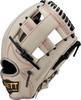 ZETT Youth Baseball Ground Gray x Black BJG762620 Glove, Hero, All-Around, Left-Handed Throw, (1519), Size Small,