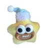 Large Mouth Cartoon Doll Keychain Star Shape Macaron Color Keychain