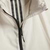 Adidas Originals X Pop Trading Company SS23 Logo Print Hooded Sports Jacket with Half Zip Unisex Outerwear Light-Brown HN9134