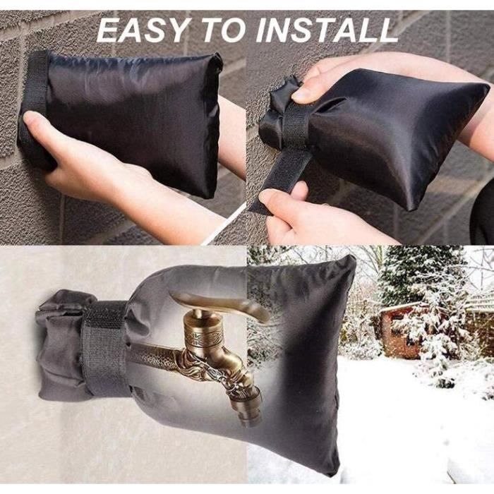 Protective Cover for Outdoor Faucet - Covers - Black