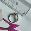 Серебряное кольцо с топазом Лондон Блю 0.513ct, вес изделия 2,22 гр (2213703)