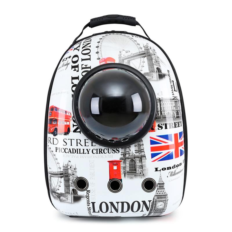 Cat bag out portable cat backpack cat bag space capsule pet dog schoolbag double shoulder rabbit summer breathable