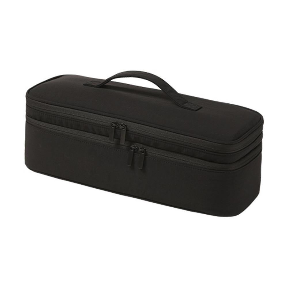 

Nylon Double Layer Hair Dryer Bag Large Capacity Curling Iron Storage Bag Hair Styling Tools