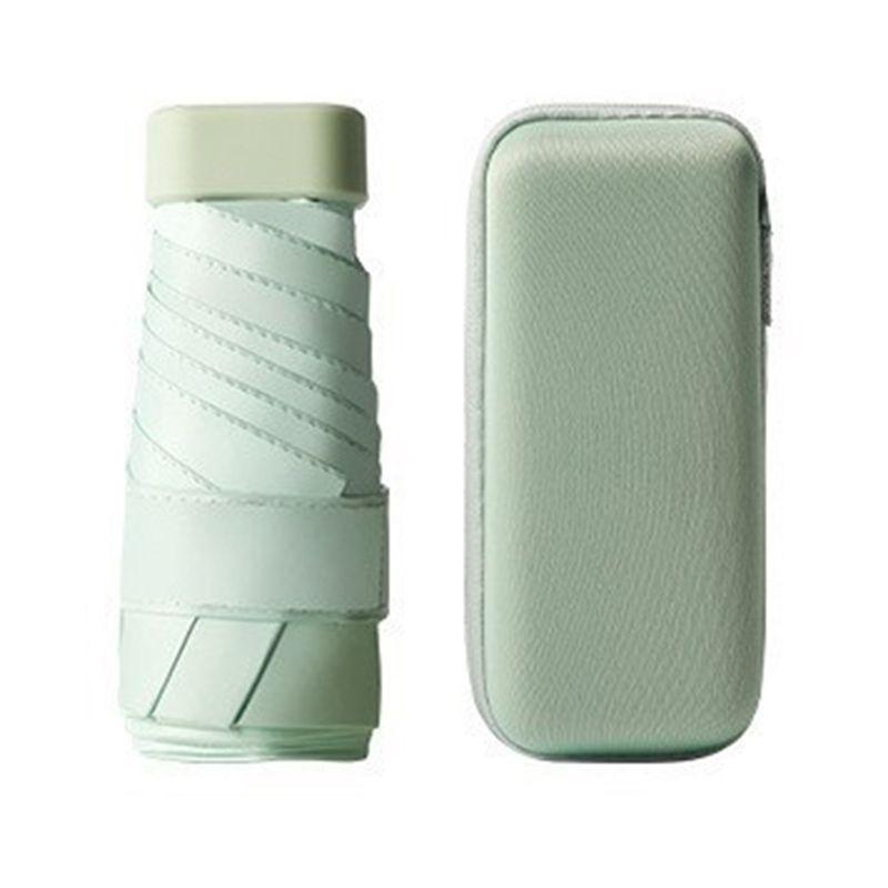 

ABWR-Sun Umbrella Portable Pocket Capsule Umbrella Sun-Proof Umbrella For Both Rain And Shine светло-зеленый