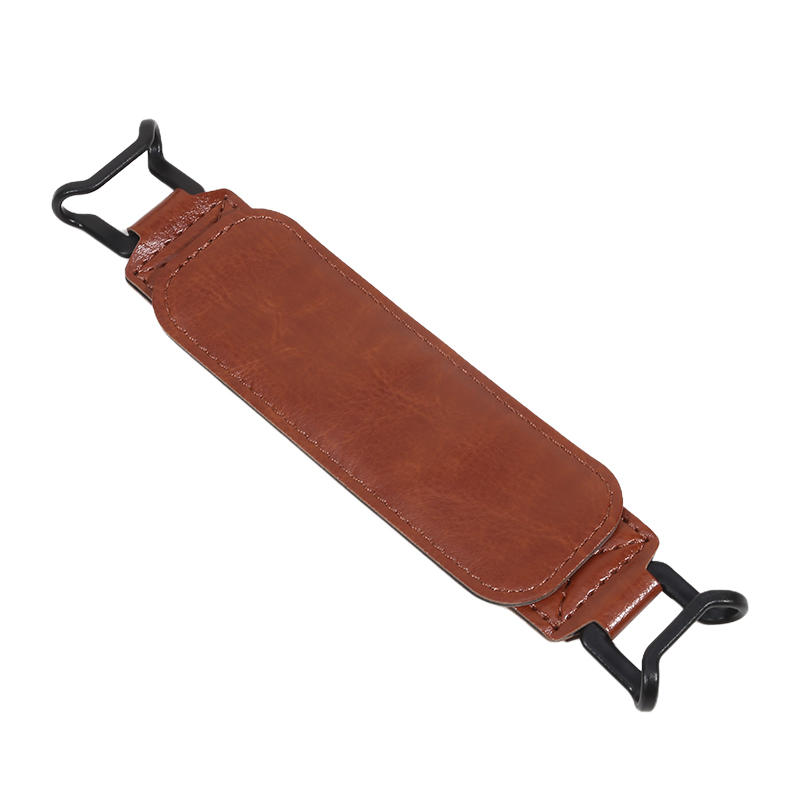 6-7 Inch Tablet Hand Strap Anti-Slip PU Leather Grip Handle with Adjustable Finger Loop for Secure One-Handed Use