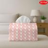 1pc Tissue Box, 2D Flat, Pink Deer Head. Suitable for Kitchen, Car, Elegant Decorative Box, Intended for Living Room, Bedroom, And Dining Areas A Chic