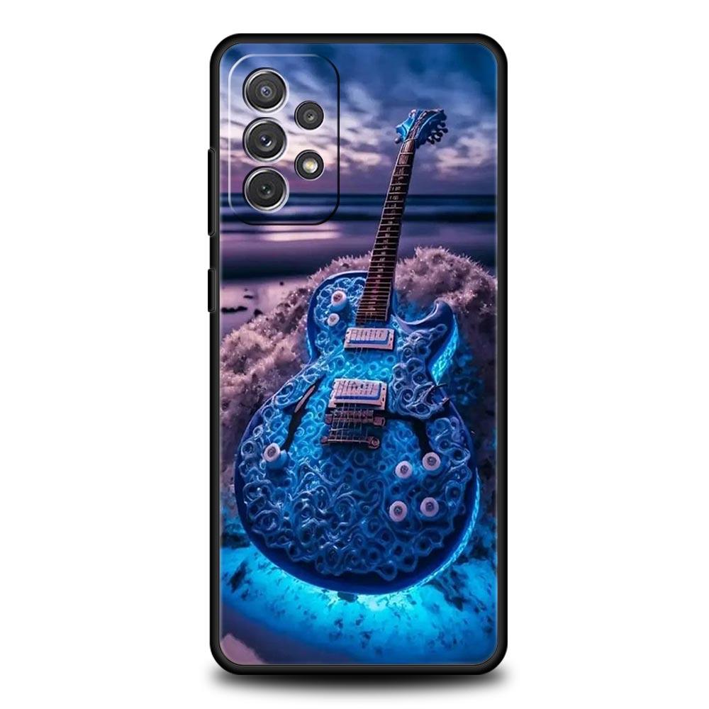 Guitar Music Art Phone Case For Samsung Galaxy A17 A07 A55 A35 A25 A15 A05 A33 5G A31 A23 A21s A13 A41 A73 A53 A51 A71 A03 Cover
