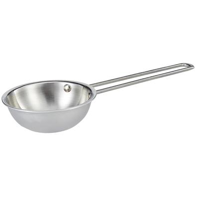 Stainless Steel Triply Tadka Pan | for Tadka/Tempering | Ergonomic Cool Touch Handle | Three-Layer Durable Construction |