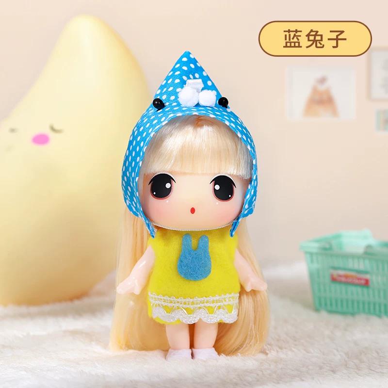 

Кукла-загадка Ddung 9 см Милая кукла для переодевания Мини-куклы Стиль принцессы Брелок-подвеска Коллекционная Модная игрушка Подарок для девочек Детей 9cm