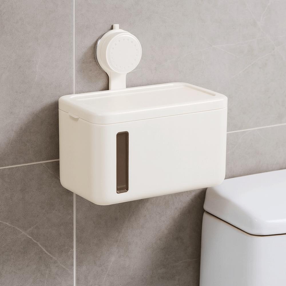 Wall Mounted Paper Towel Holder Detachable Toilet Tissue Box Toilet Paper Dispenser  Kitchen