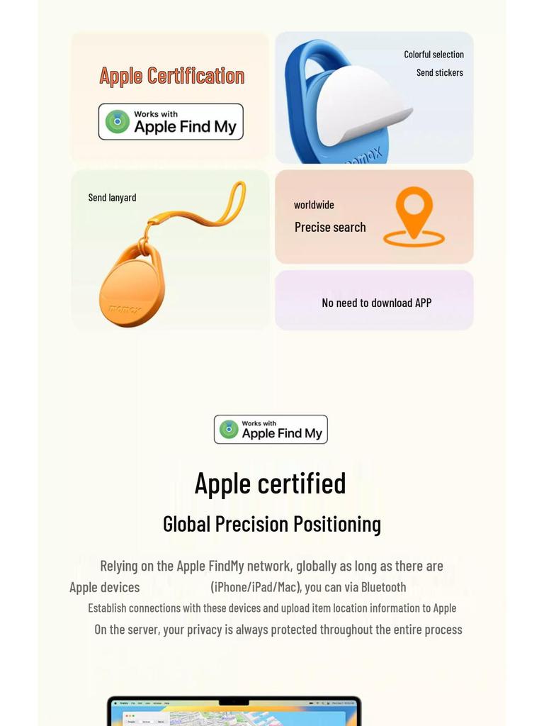 Momax BR10 Locator Anti-loss Device for Apple - Airtag Alternative Gifts
